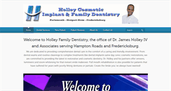 Desktop Screenshot of holleydental.com