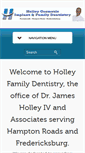 Mobile Screenshot of holleydental.com