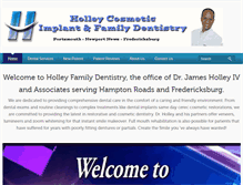Tablet Screenshot of holleydental.com